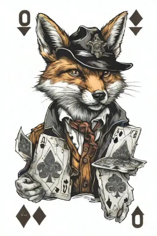 Fox Plays Ace And Jack Cards