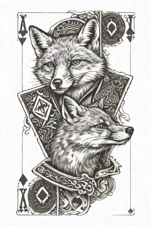 Fox Plays Ace And Jack Cards