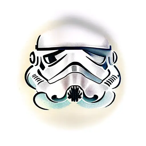 A Stormtrooper Playing A Guitar