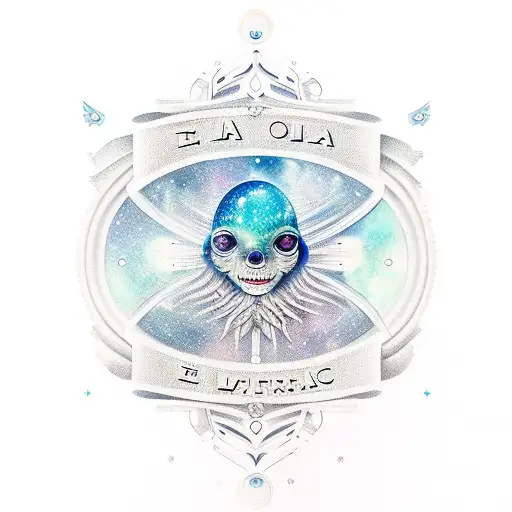 Ella Name Space Theme With Nautical Element Sleeve