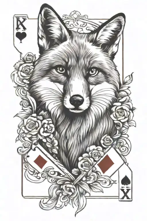 Playing Card Fox