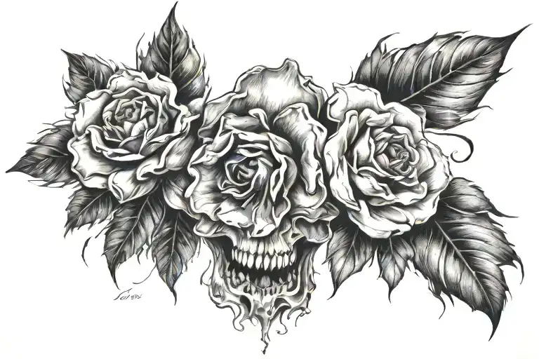 Blackout Tattoo Depicting