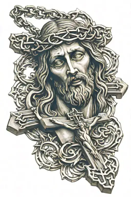 Jesus Christ Cross Necklace