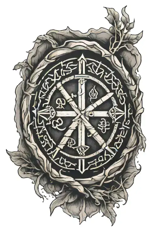 Viking Rune Circle
