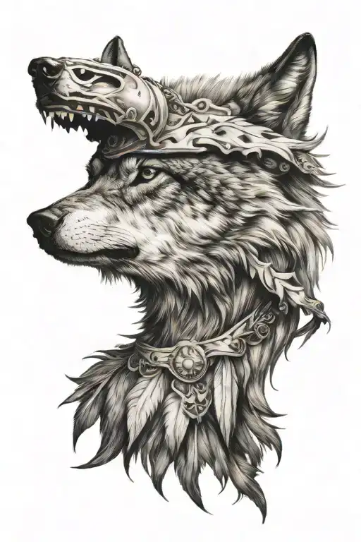 Wolf Headress
