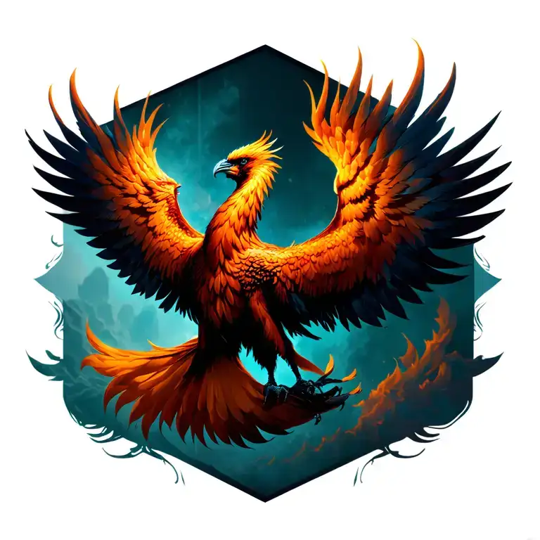 Rising Phoenix Bird