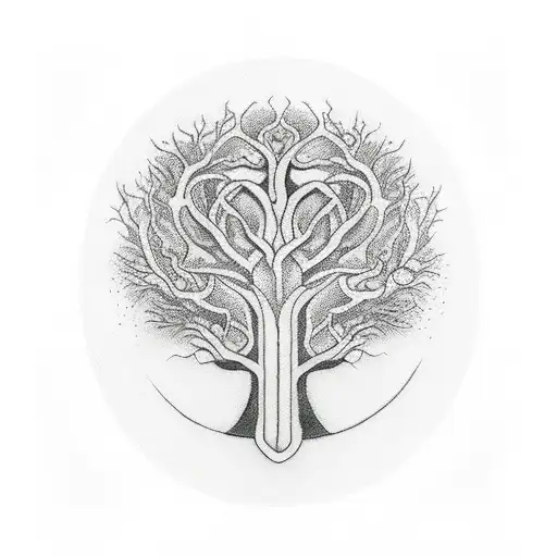 Tree Of Life With Blood