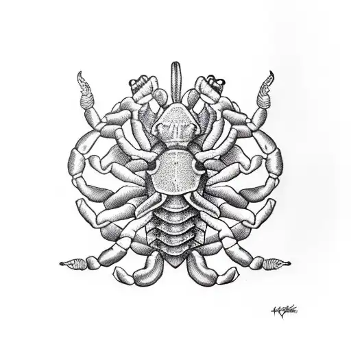 Scorpion Inside White Lily