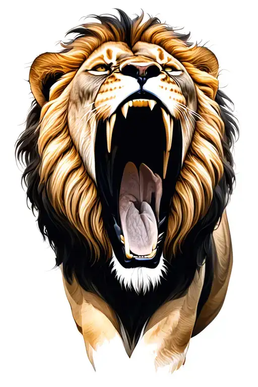 Lion Roaring
