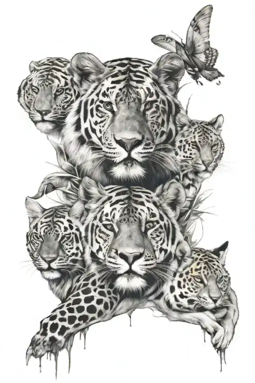 Different Animals Faces