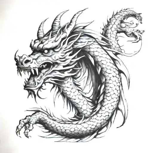 Chinese Dragon Wrapped