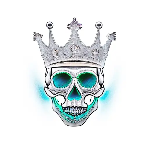 Queen Skull And Crown