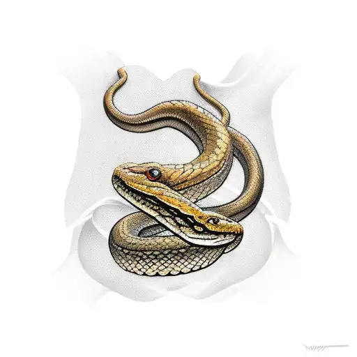 Snake Around Index Finger