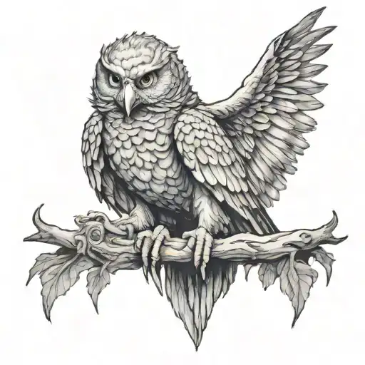 Sinister Harpy Friend Of An Oni Demon