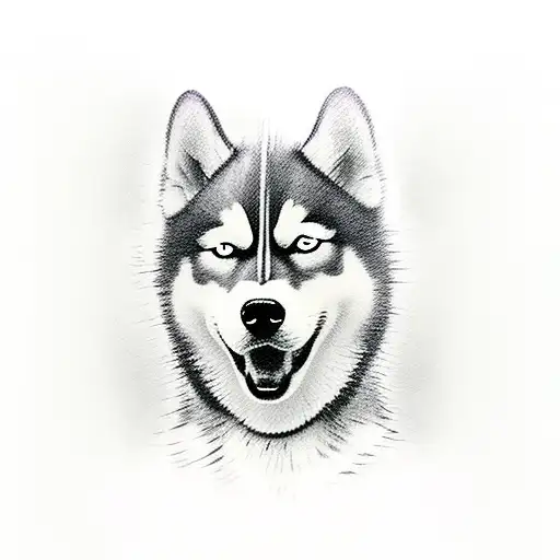 Husky Dog That Looks Like Michael Meyers From Halloween