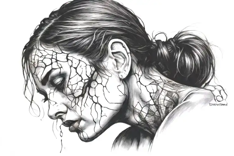 Dark Mind Depressed Woman