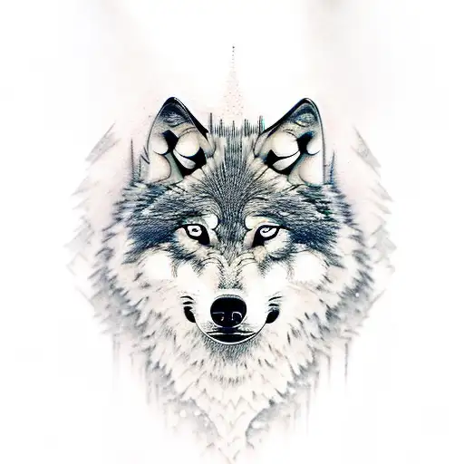 Wolf With 'Barrrtt' Hidden Within