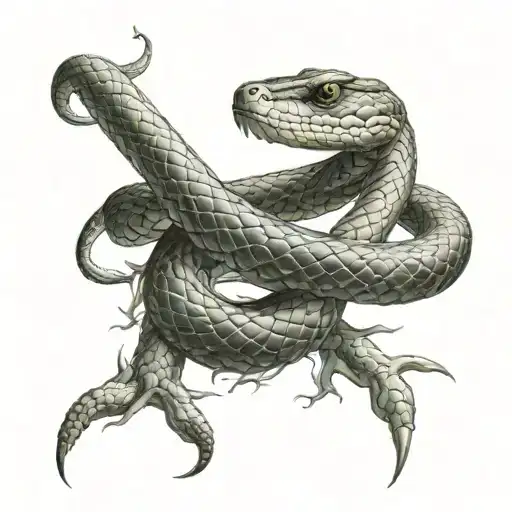 Snake Wrapped Tightly