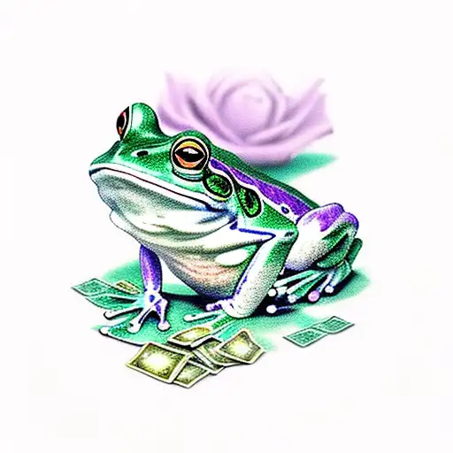 Frog With Money