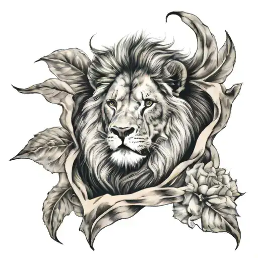 Lion On The Big Chest