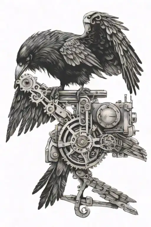 Mechanical Crow Sleave