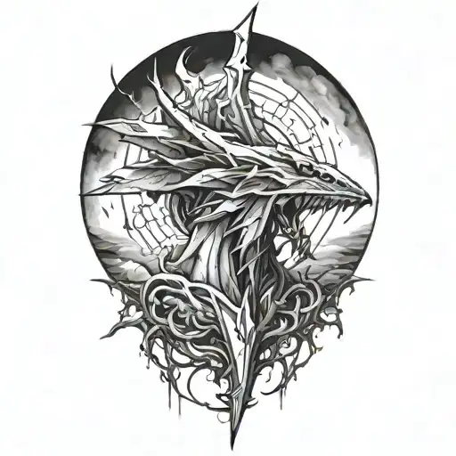 Zues Throwing A Lightning Bolt