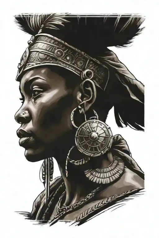 African Female Warrior