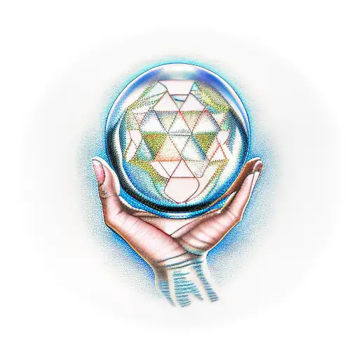 Crystal Ball Hands Around