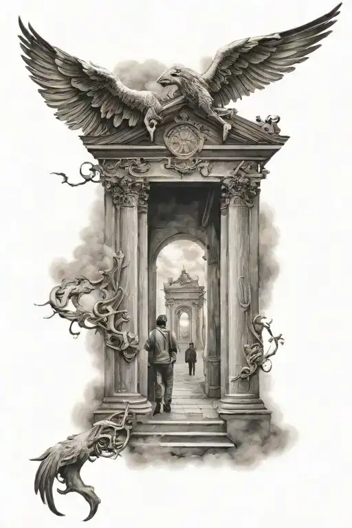 Heaven Gates Someone Walking