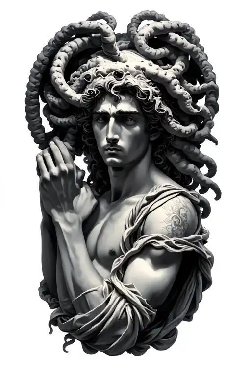 Perseus Holding Medusa