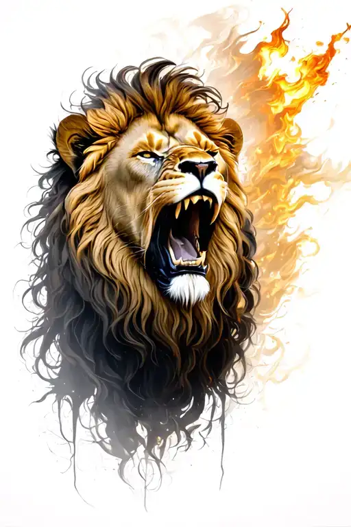 Biblical Lion Roaring