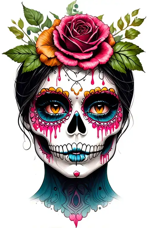 A Catrina With Tears