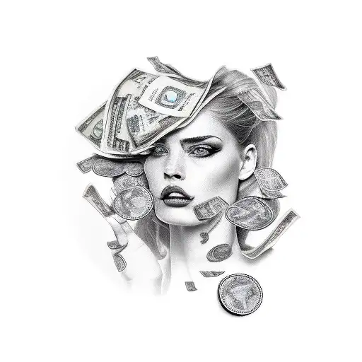 Women With Money Smoking