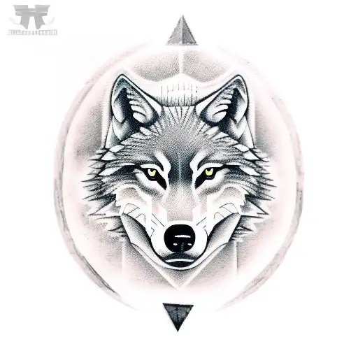 A Socialist-inspired Wolf Surrounded By Buildings Representing Different Ideologies