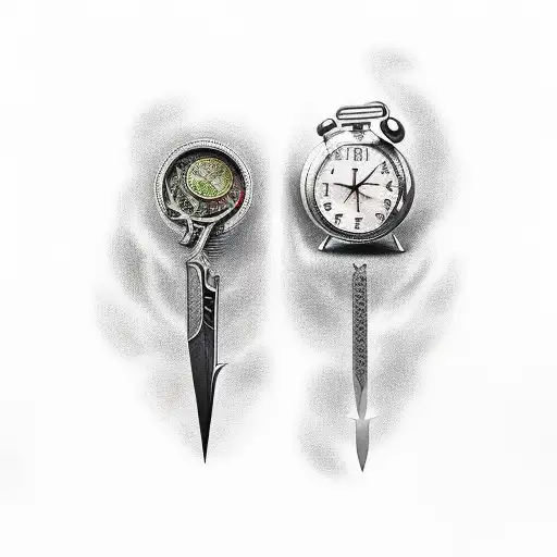 Time With Money And Sword