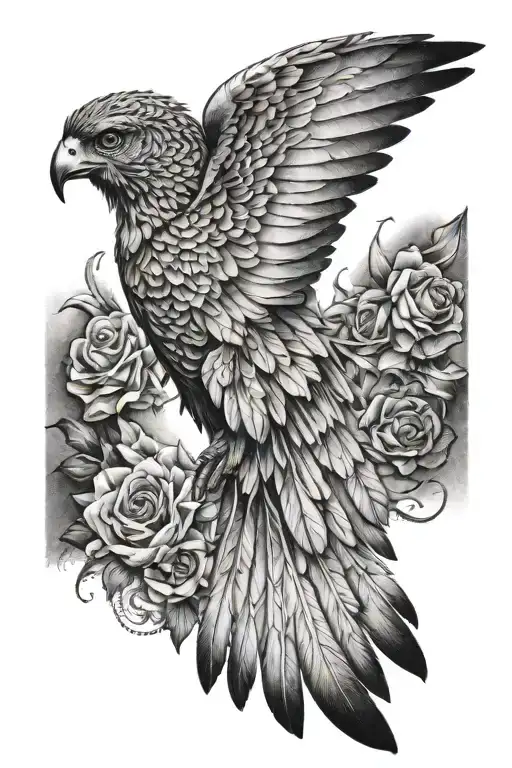 Wing Tattoo Design