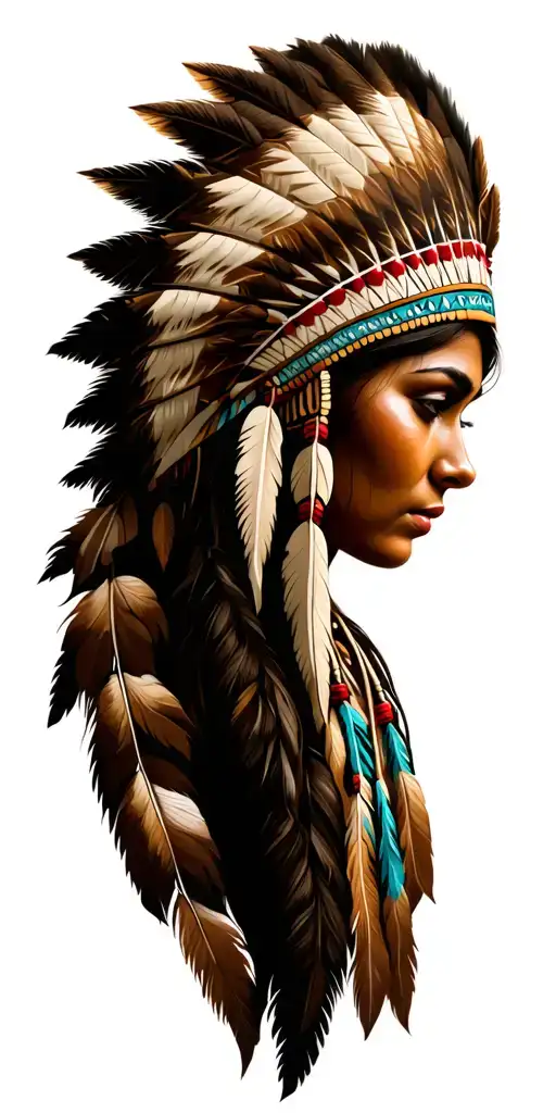 Female Native American Headdress