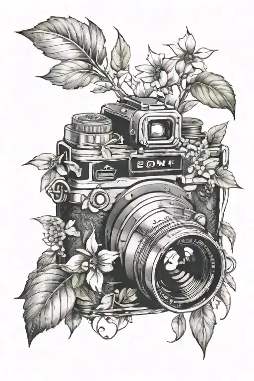 Sony Camera With Nature Scene