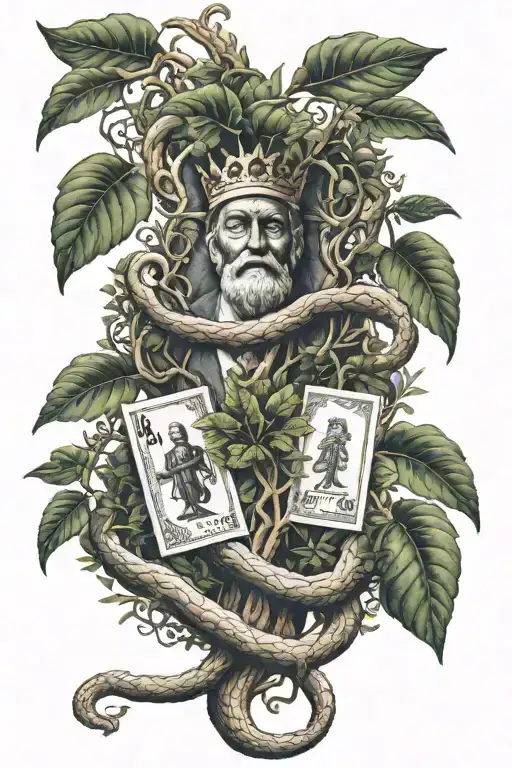 King Lawyer And Money Tree With Faithful Serpent