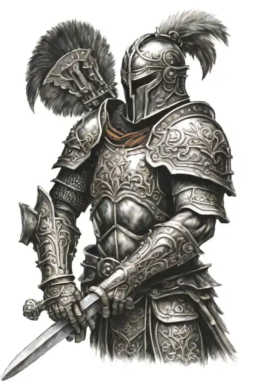 Warrior With Armor