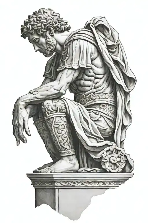 Roman Statue Full Body