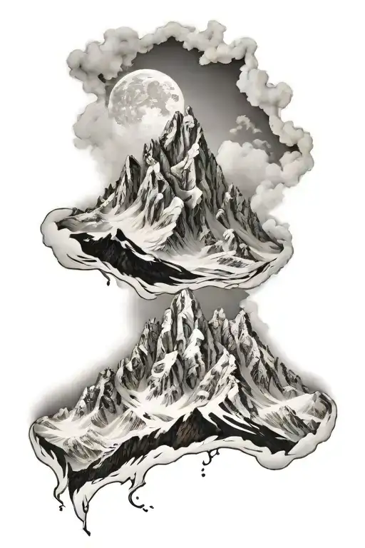 Snowy Mountain Range