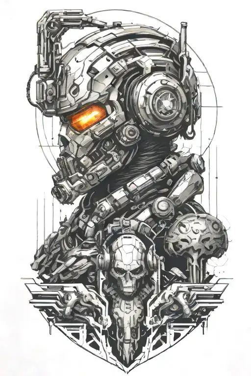 Doom Slayer Cyberpunk Scene