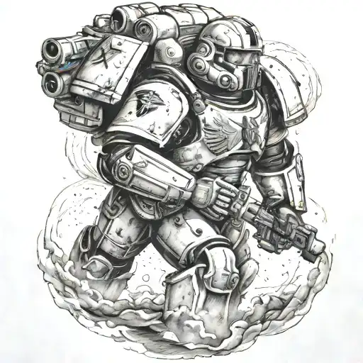 Space Marine Fighting In Space