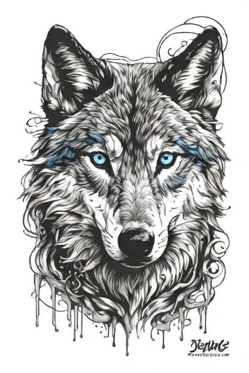 Wolf Blue Eyes