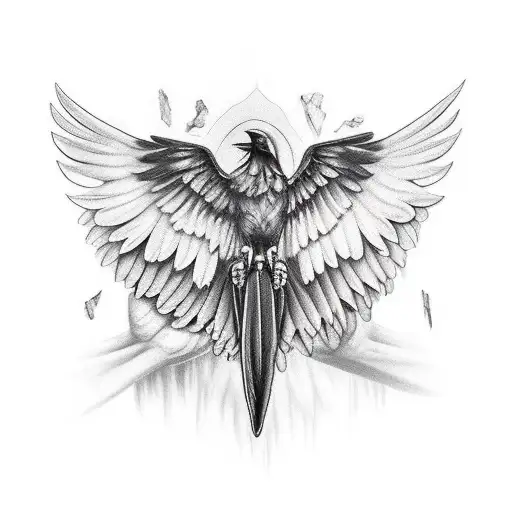 Broken Wings Are Fulling Crow