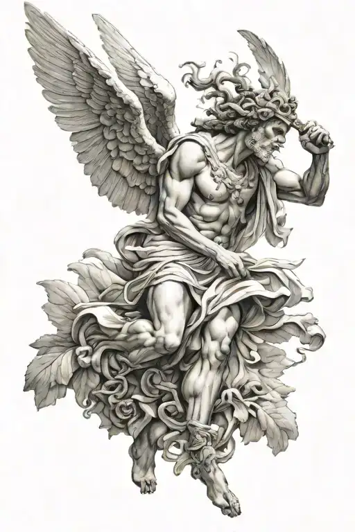 Greek Mythology And A Falling Angel