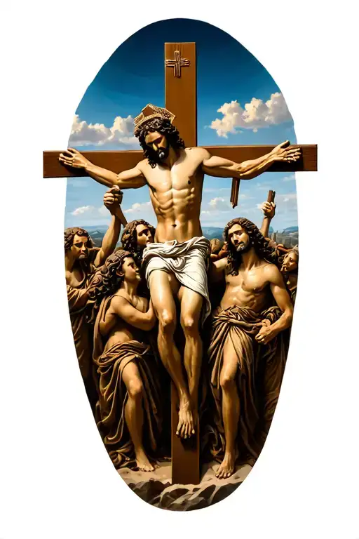 Army & Christ Crucified