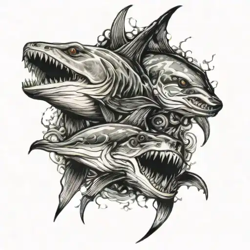 Horror Ocean Animals