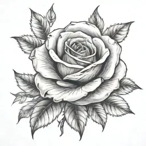 Rose With Magic Effects